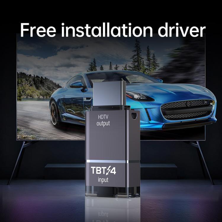 4K 30Hz HDTV to Thunderbolt Type-C HD Adapter - Tarnish