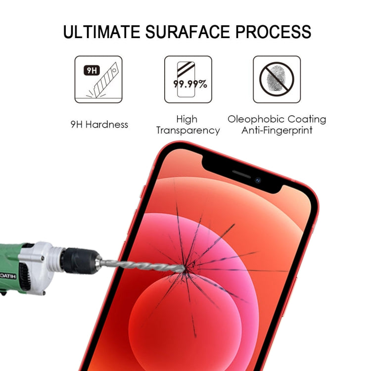 For iPhone 12 mini 25pcs Full Glue Full Screen Tempered Glass Film
