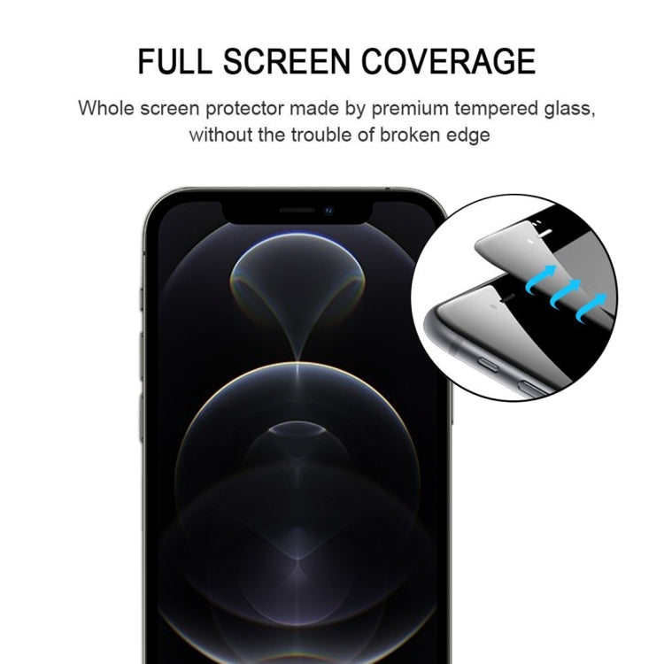 For iPhone 12 / 12 Pro 25pcs Full Glue Full Screen Tempered Glass Film