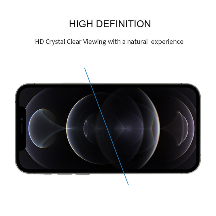For iPhone 12 / 12 Pro 25pcs Full Glue Full Screen Tempered Glass Film