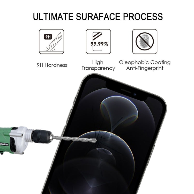 For iPhone 12 / 12 Pro 25pcs Full Glue Full Screen Tempered Glass Film