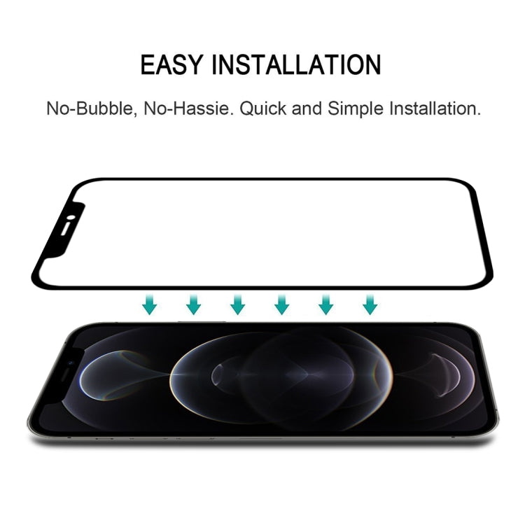 For iPhone 12 / 12 Pro 25pcs Full Glue Full Screen Tempered Glass Film