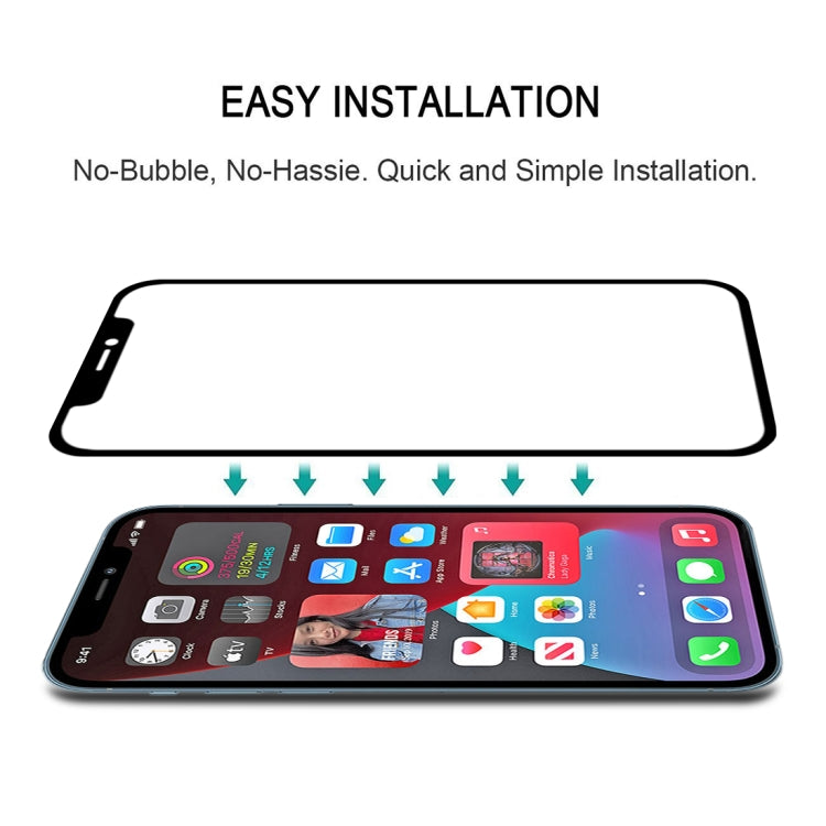 For iPhone 12 Pro Max 25pcs Full Glue Full Screen Tempered Glass Film
