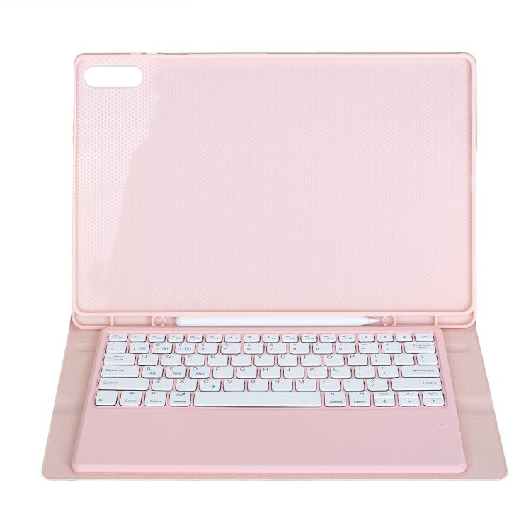 For Samsung Galaxy Tab S11 Ultra Candy Color TPU Bluetooth Keyboard Leather Tablet Case with Pen Holder