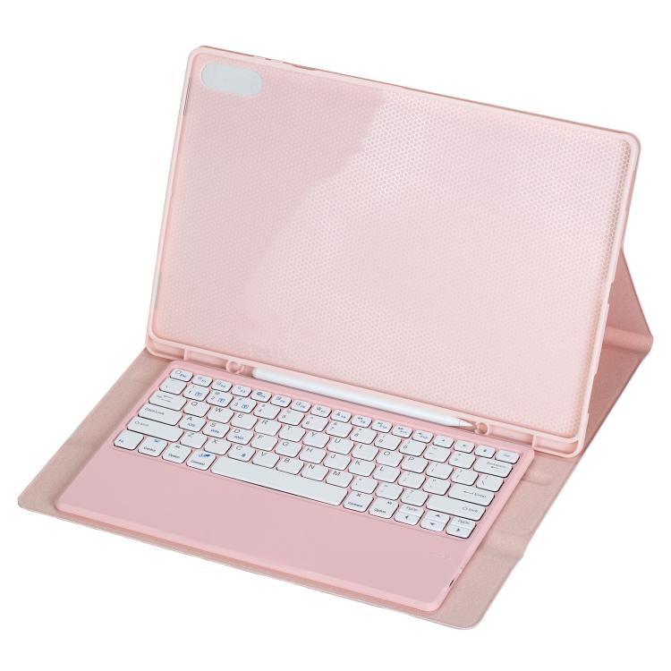 For Samsung Galaxy Tab S11 Ultra Candy Color TPU Bluetooth Keyboard Leather Tablet Case with Pen Holder