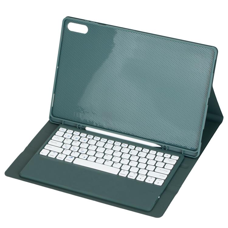 For Samsung Galaxy Tab S11 Ultra Candy Color TPU Bluetooth Keyboard Leather Tablet Case with Pen Holder