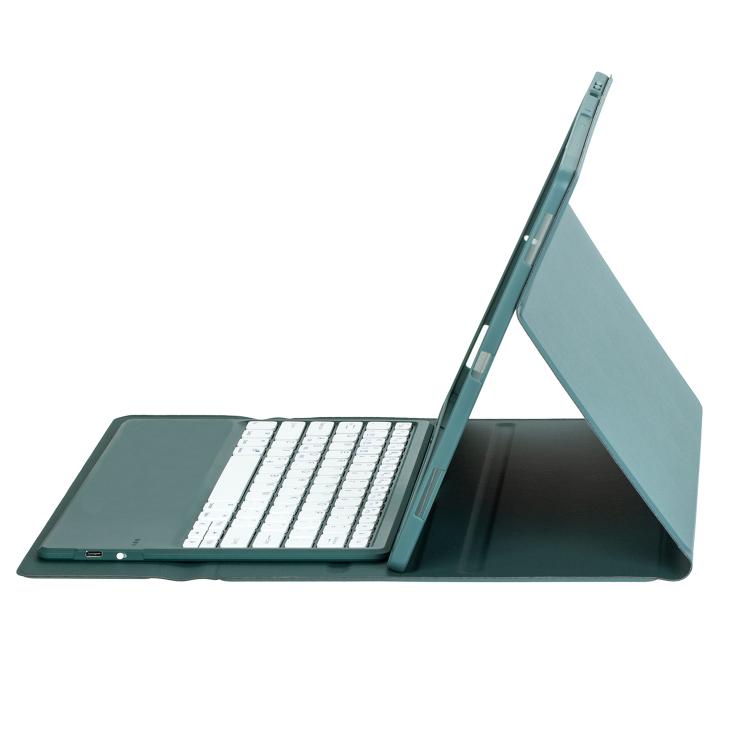 For Samsung Galaxy Tab S11 Ultra Candy Color TPU Bluetooth Keyboard Leather Tablet Case with Pen Holder