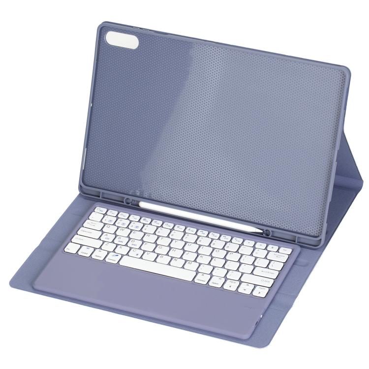 For Samsung Galaxy Tab S11 Ultra Candy Color TPU Bluetooth Keyboard Leather Tablet Case with Pen Holder
