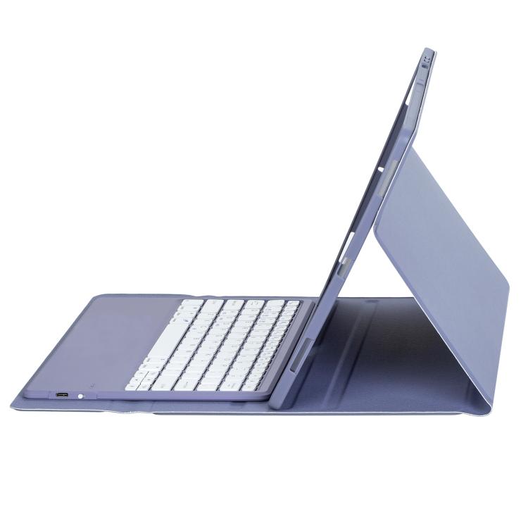 For Samsung Galaxy Tab S11 Ultra Candy Color TPU Bluetooth Keyboard Leather Tablet Case with Pen Holder