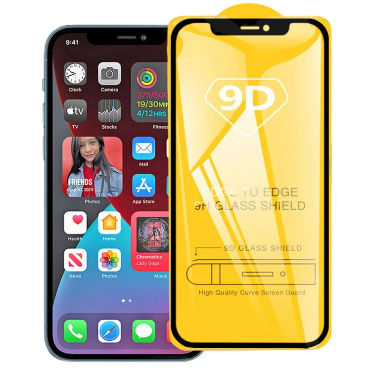 For iPhone 12 Pro Max 9D Full Glue Full Screen Tempered Glass Film