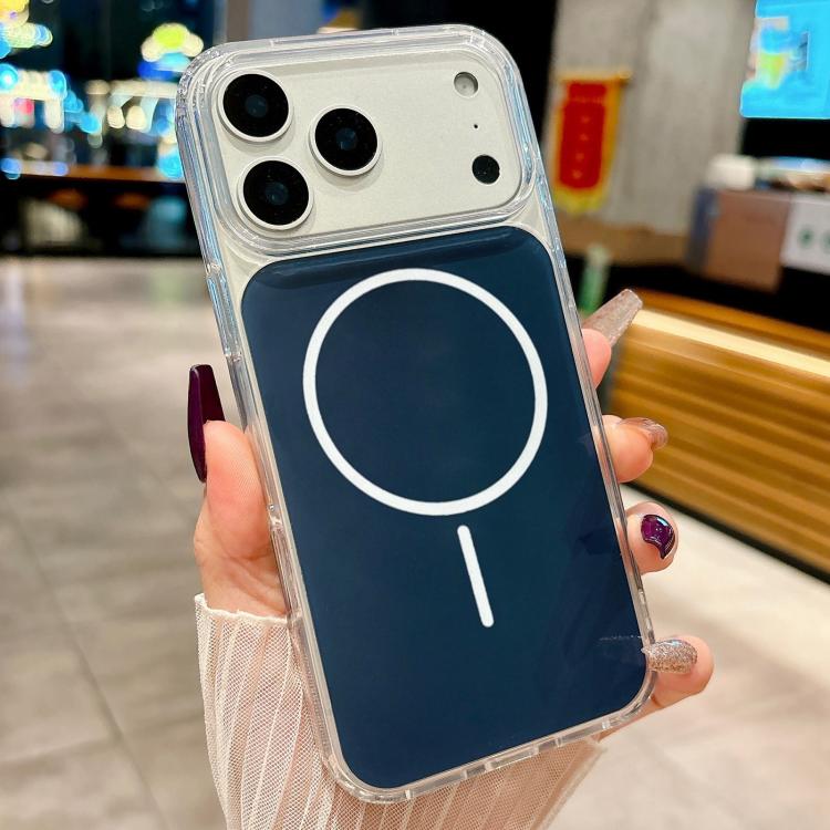 For iPhone 17 Pro Max Acrylic MagSafe Fine Circle Magnetic Phone Case