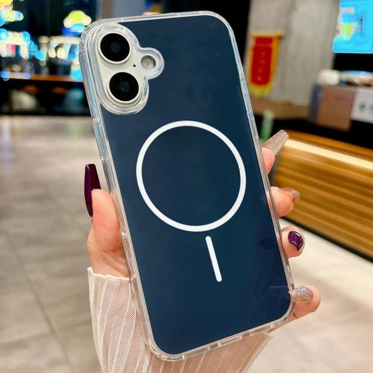 For iPhone 17 Acrylic MagSafe Fine Circle Magnetic Phone Case
