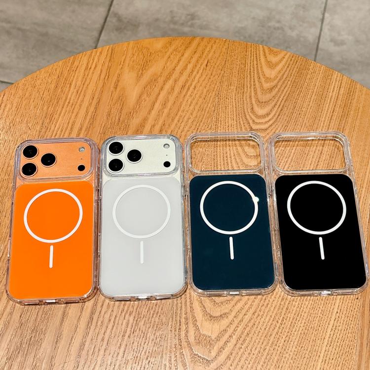For iPhone 17 Acrylic MagSafe Fine Circle Magnetic Phone Case
