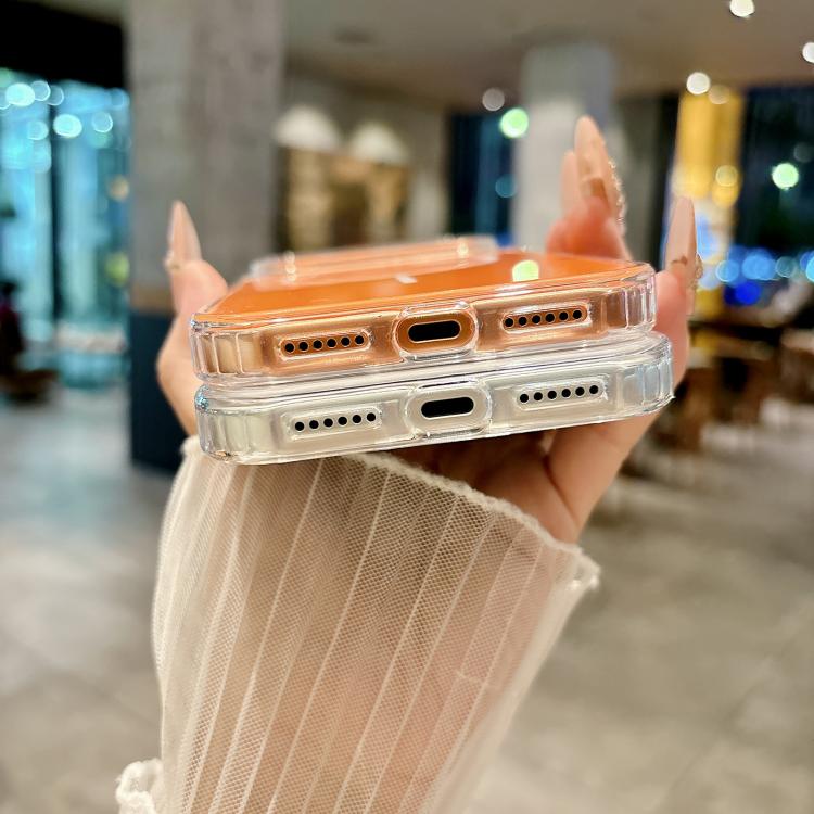 For iPhone 17 Acrylic MagSafe Fine Circle Magnetic Phone Case