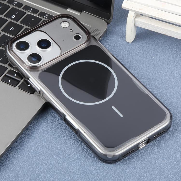 For iPhone 17 Pro Max DFANS DESIGN Original Series PC Transparent Thin Circle MagSafe Phone Case