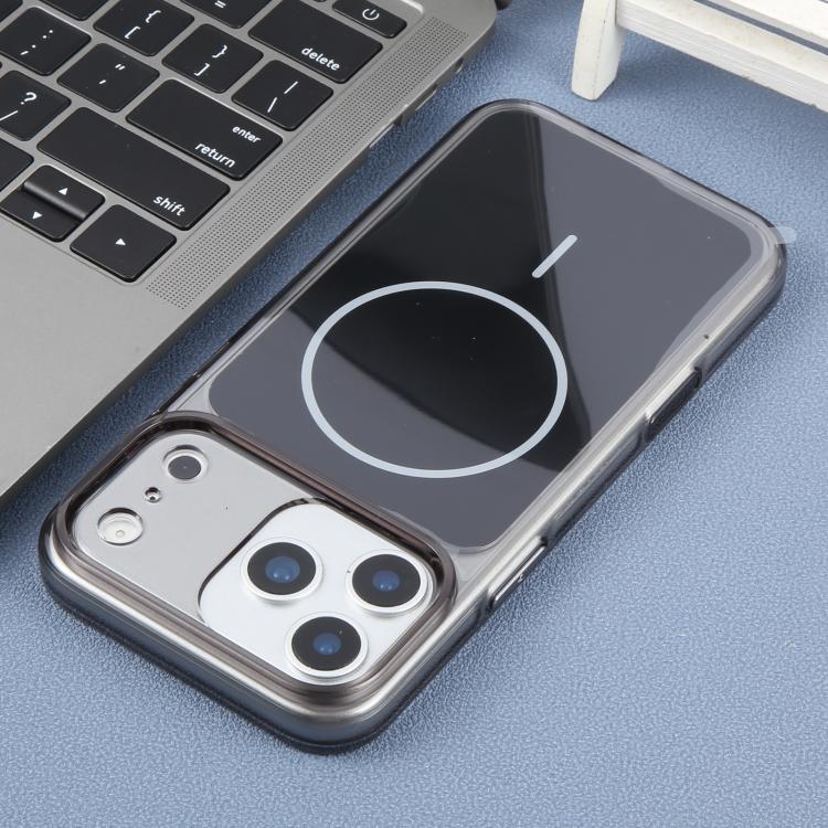 For iPhone 17 Pro Max DFANS DESIGN Original Series PC Transparent Thin Circle MagSafe Phone Case