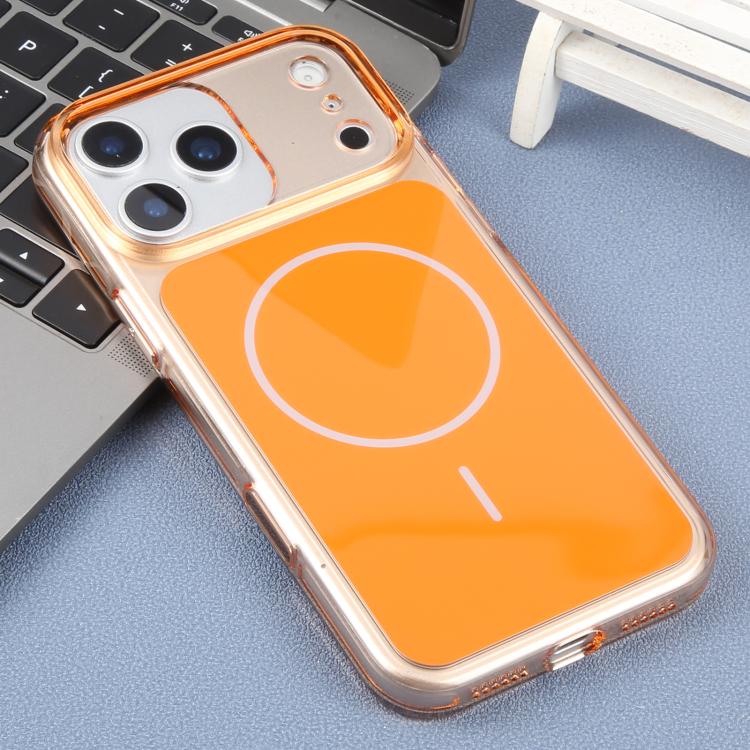 For iPhone 17 Pro Max DFANS DESIGN Original Series PC Transparent Thin Circle MagSafe Phone Case