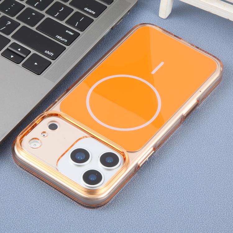 For iPhone 17 Pro Max DFANS DESIGN Original Series PC Transparent Thin Circle MagSafe Phone Case