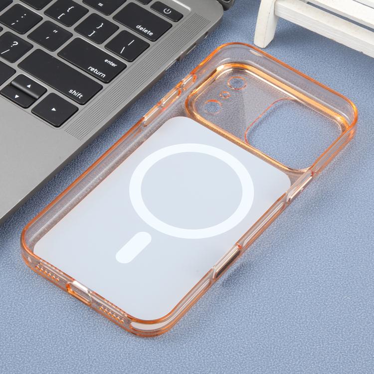 For iPhone 17 Pro Max DFANS DESIGN Original Series PC Transparent Thin Circle MagSafe Phone Case