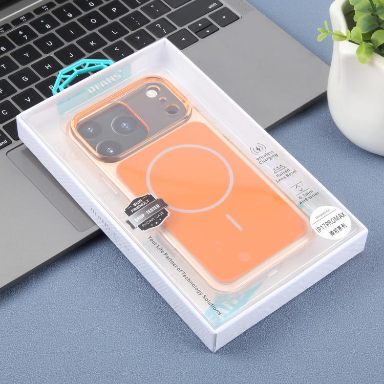 For iPhone 17 Pro Max DFANS DESIGN Original Series PC Transparent Thin Circle MagSafe Phone Case