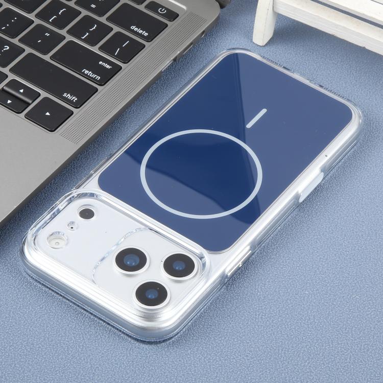 For iPhone 17 Pro Max DFANS DESIGN Original Series PC Transparent Thin Circle MagSafe Phone Case