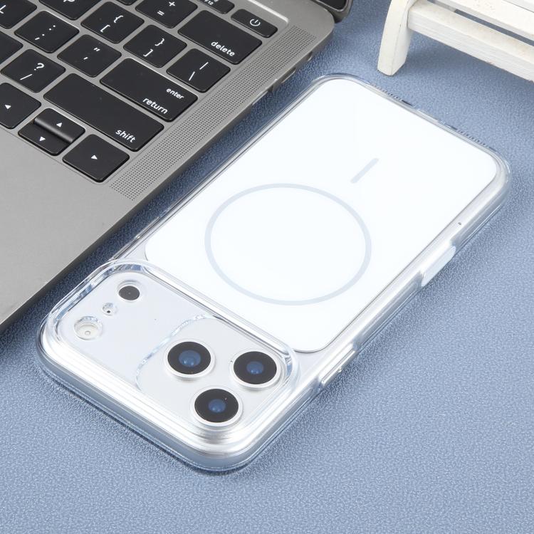 For iPhone 17 Pro Max DFANS DESIGN Original Series PC Transparent Thin Circle MagSafe Phone Case