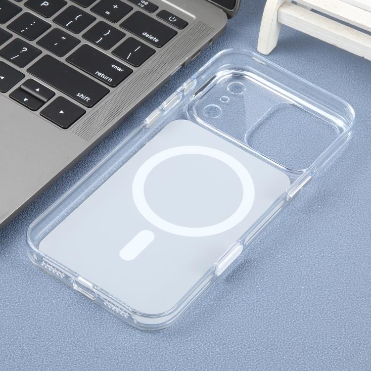 For iPhone 17 Pro Max DFANS DESIGN Original Series PC Transparent Thin Circle MagSafe Phone Case