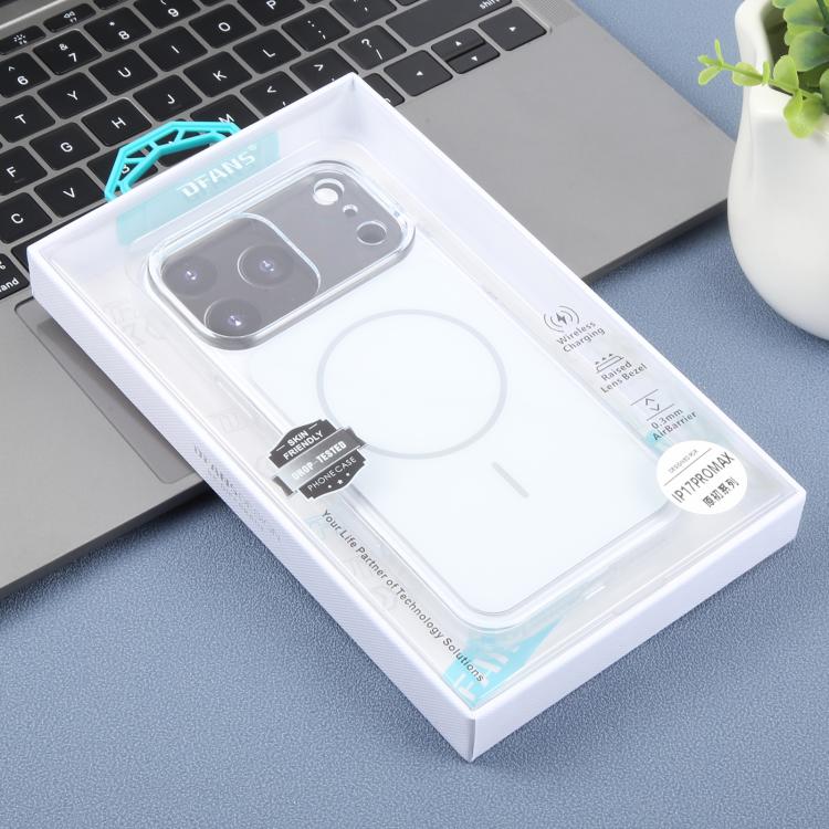 For iPhone 17 Pro Max DFANS DESIGN Original Series PC Transparent Thin Circle MagSafe Phone Case