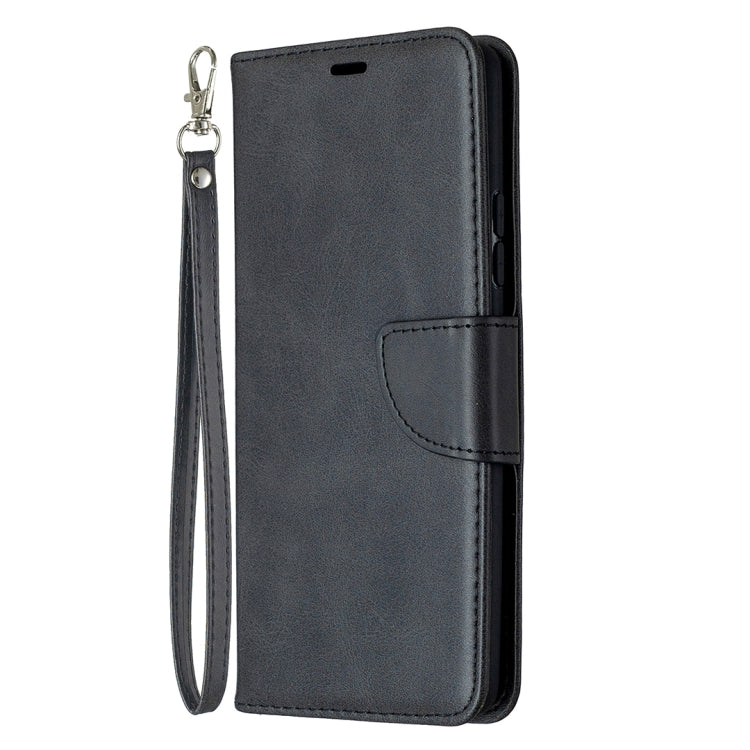 For Samsung Galaxy A42 5G Retro Lambskin Texture Pure Color Horizontal Flip PU Leather Case with Holder & Card Slots & Wallet & Lanyard