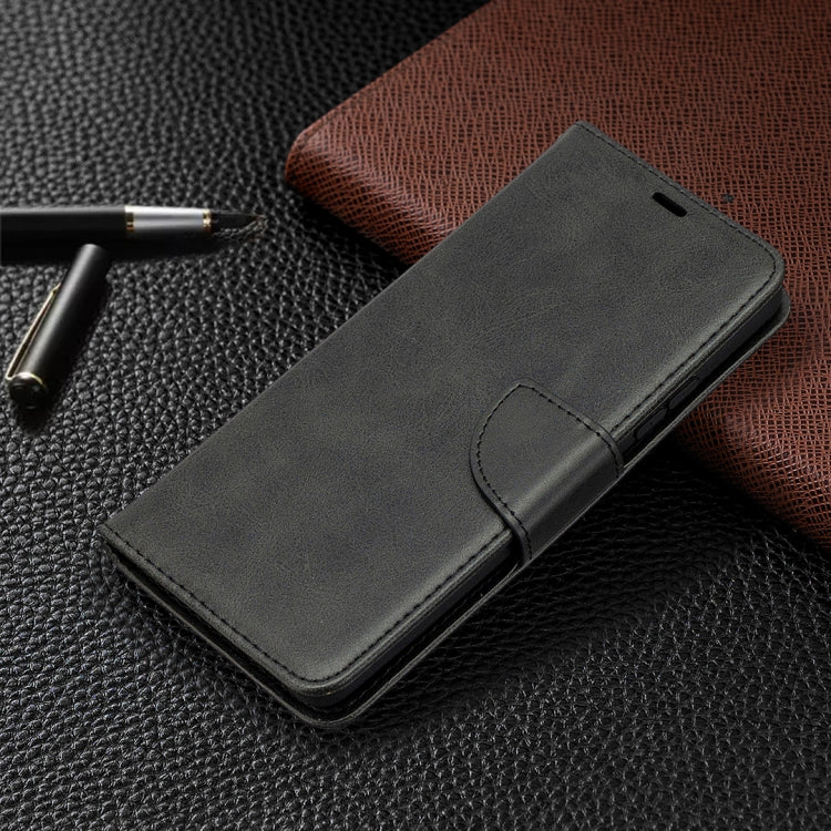 For Samsung Galaxy A42 5G Retro Lambskin Texture Pure Color Horizontal Flip PU Leather Case with Holder & Card Slots & Wallet & Lanyard