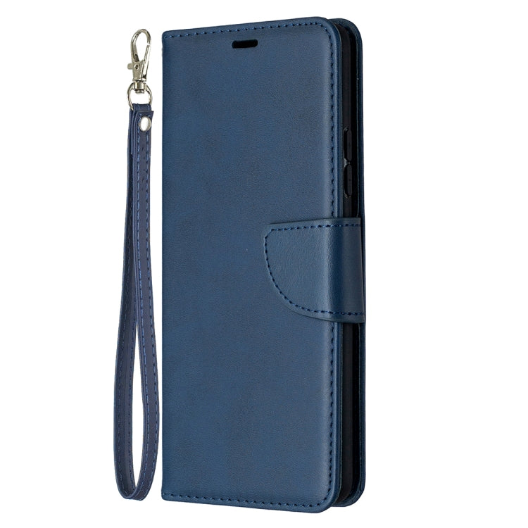 For Samsung Galaxy A42 5G Retro Lambskin Texture Pure Color Horizontal Flip PU Leather Case with Holder & Card Slots & Wallet & Lanyard