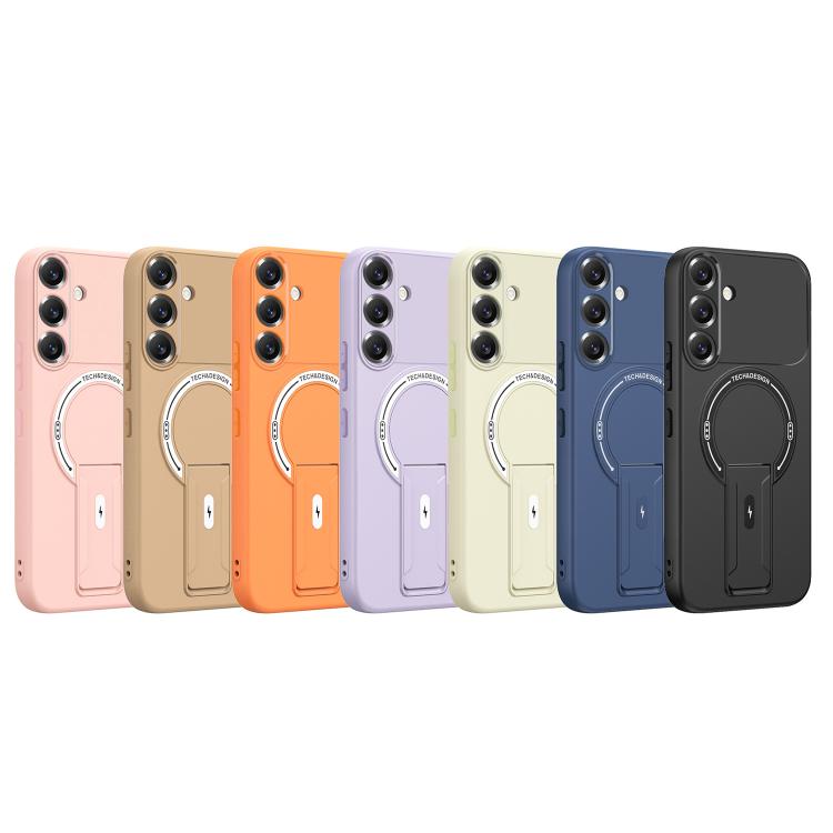 For Samsung Galaxy A35 / A55 5G Skin Feel MagSafe Phone Case with Holder