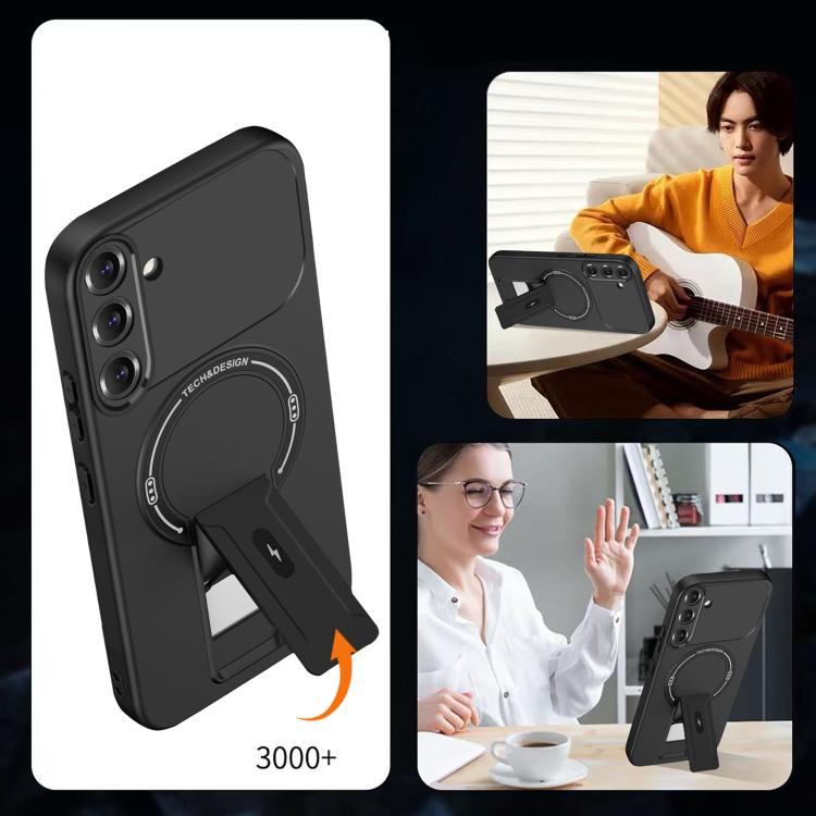 For Samsung Galaxy A35 / A55 5G Skin Feel MagSafe Phone Case with Holder