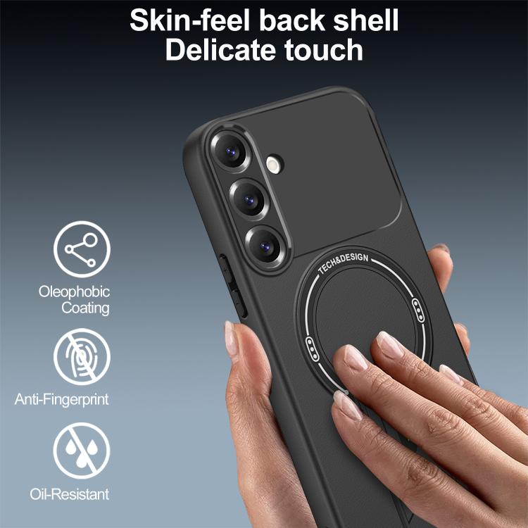 For Samsung Galaxy A35 / A55 5G Skin Feel MagSafe Phone Case with Holder