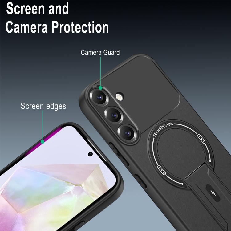 For Samsung Galaxy A35 / A55 5G Skin Feel MagSafe Phone Case with Holder