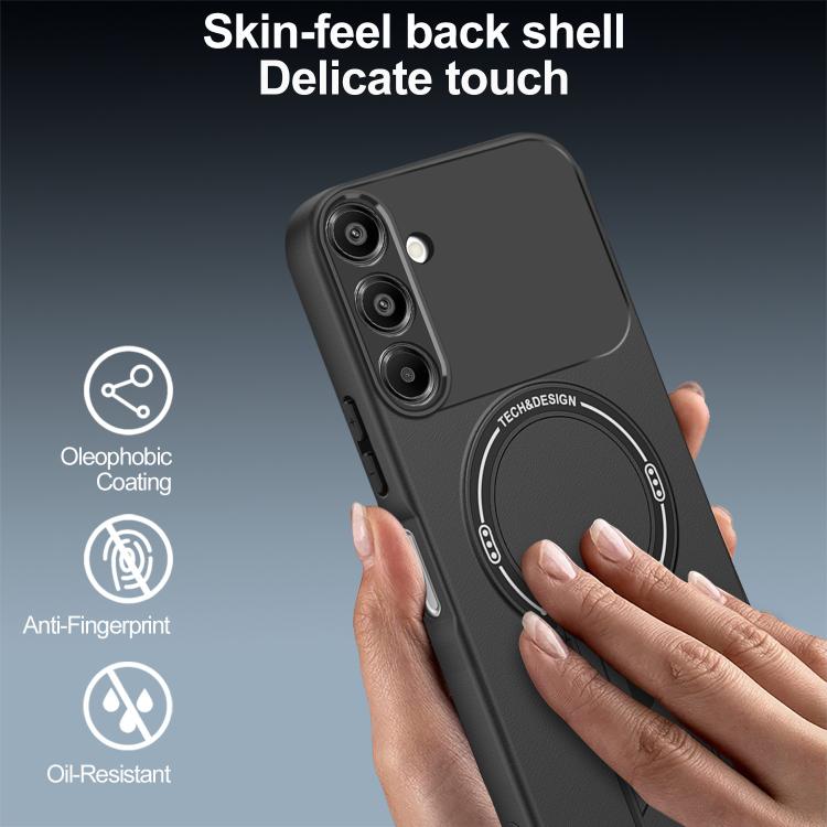 For Samsung Galaxy A16 5G Skin Feel MagSafe Phone Case with Holder