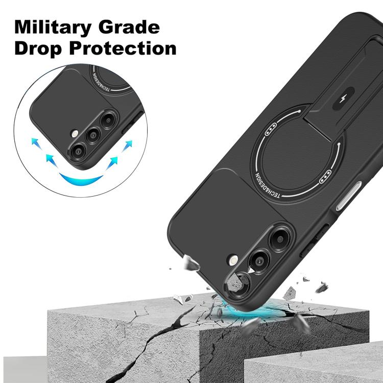 For Samsung Galaxy A16 5G Skin Feel MagSafe Phone Case with Holder