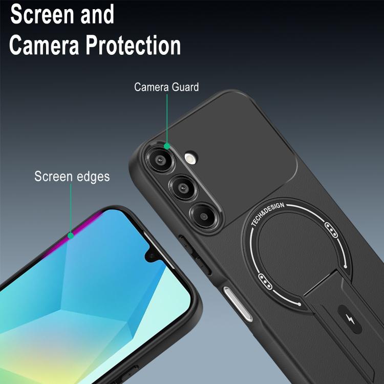 For Samsung Galaxy A16 5G Skin Feel MagSafe Phone Case with Holder