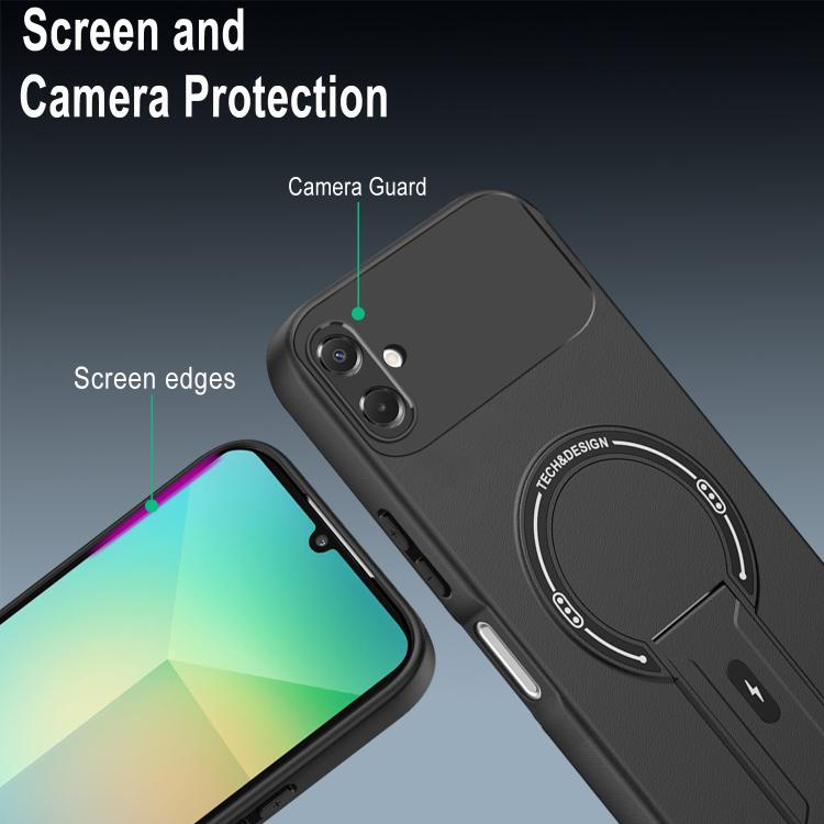 For Samsung Galaxy A06 4G / 5G Skin Feel MagSafe Phone Case with Holder