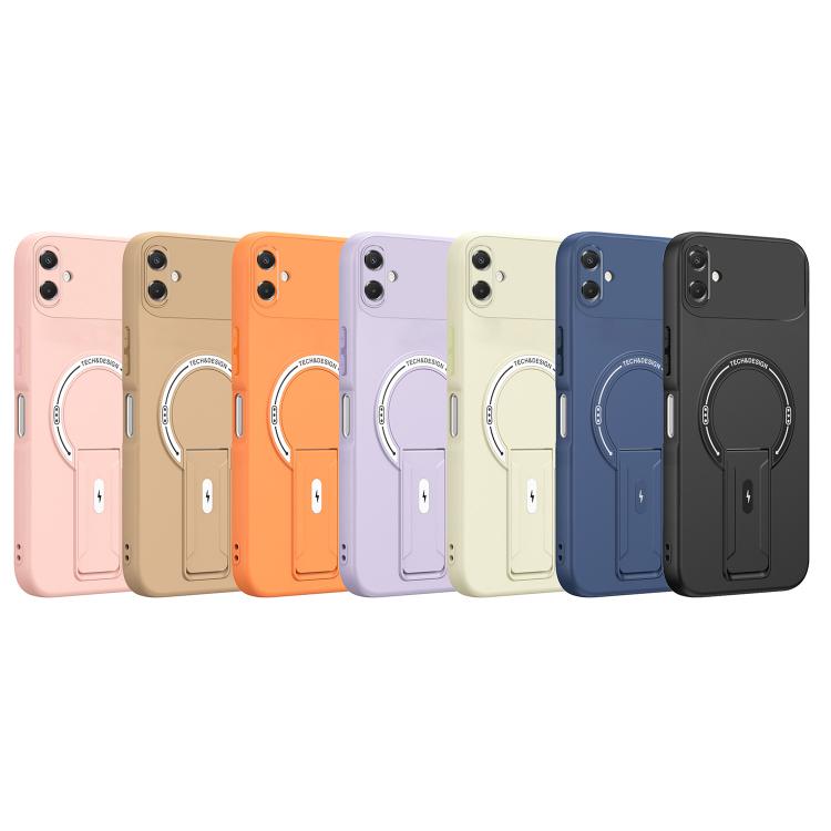 For Samsung Galaxy A06 4G / 5G Skin Feel MagSafe Phone Case with Holder