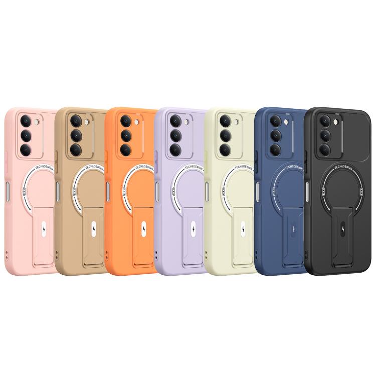 For Redmi 15 5G / 4G EU 171mm Skin Feel MagSafe Phone Case with Holder