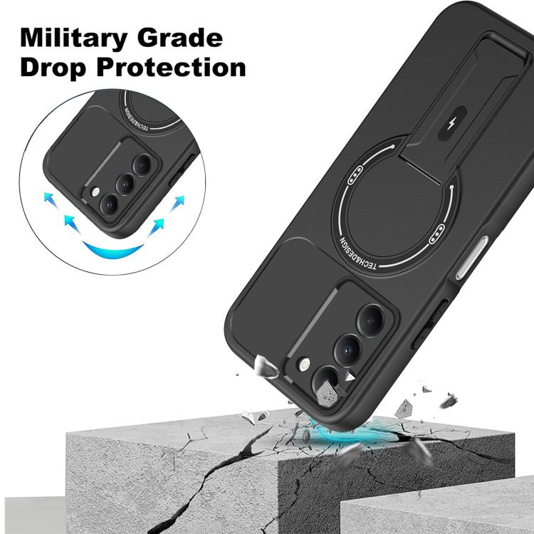 For Redmi 15 5G / 4G EU 171mm Skin Feel MagSafe Phone Case with Holder