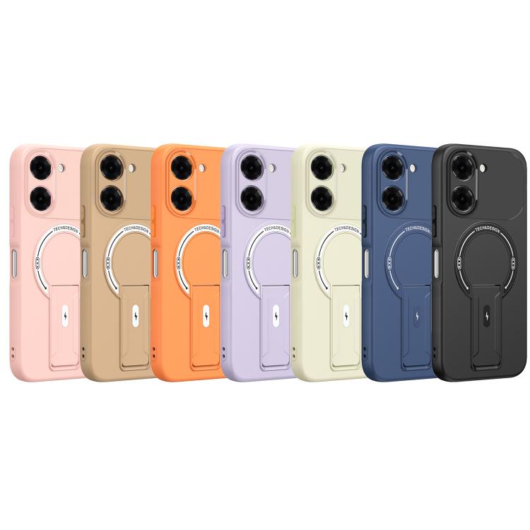 For Redmi A5 4G 171.7mm / Poco C71 4G Skin Feel MagSafe Phone Case with Holder