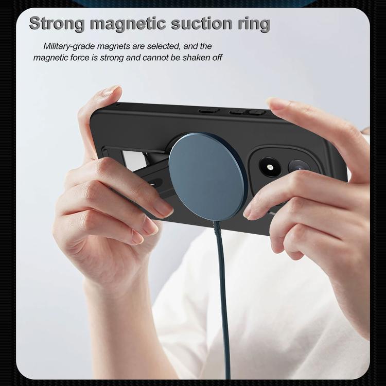 For Redmi Note 14 Pro+ 5G Skin Feel MagSafe Phone Case with Holder