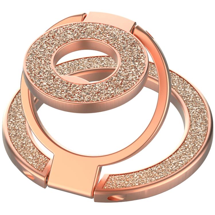 Glitter Triple Fold Double-Sided Magnetic MagSafe Metal Phone Holder