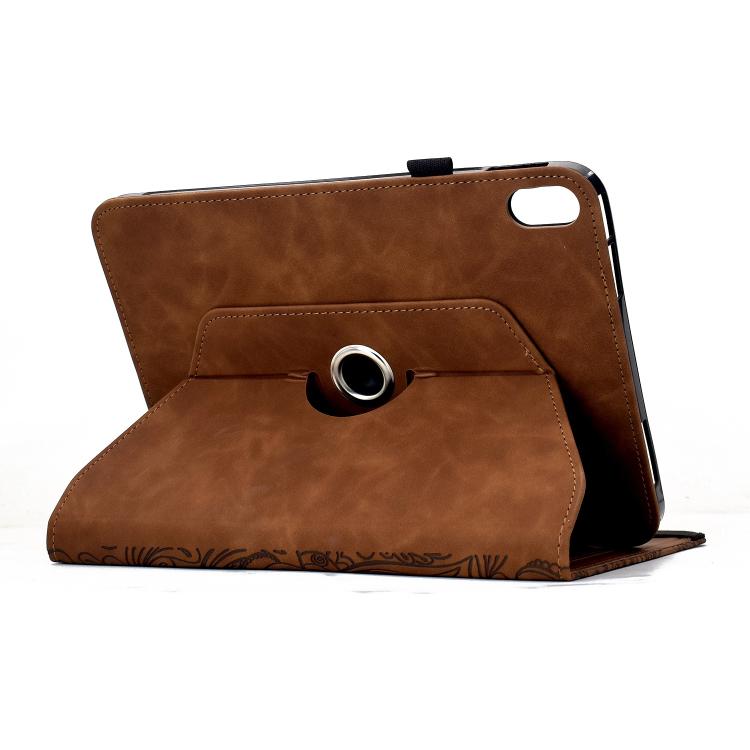 For iPad 2025 / 2022 Rotatable Mandala Embossed Smart Leather Tablet Case