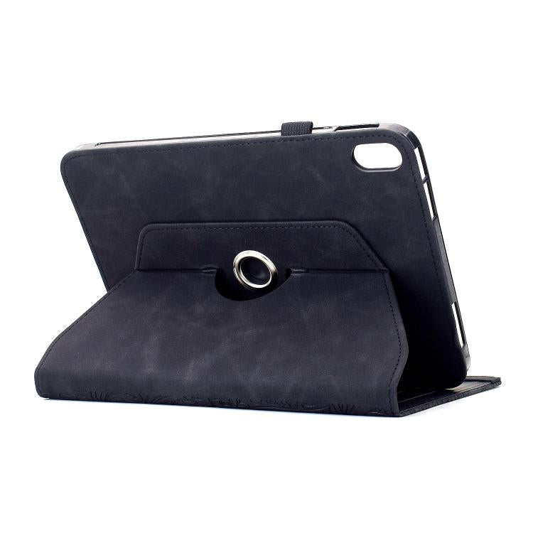 For iPad 2025 / 2022 Rotatable Mandala Embossed Smart Leather Tablet Case