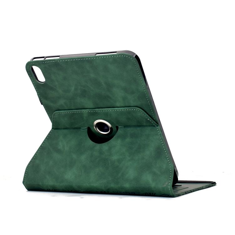 For iPad 2025 / 2022 Rotatable Mandala Embossed Smart Leather Tablet Case