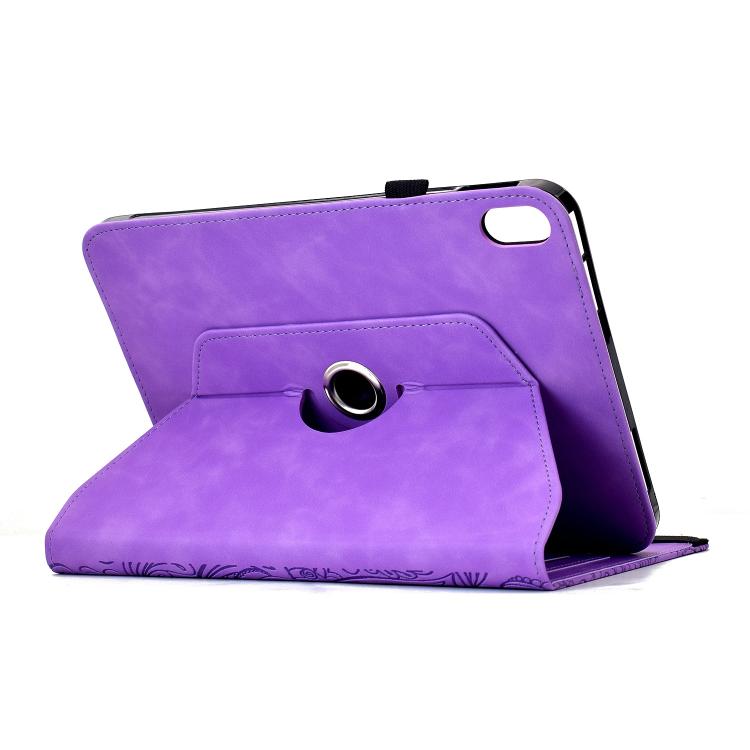 For iPad 2025 / 2022 Rotatable Mandala Embossed Smart Leather Tablet Case