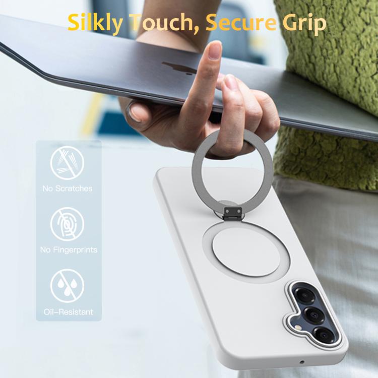 For Samsung Galaxy A16 4G / 5G Gen1.5 Pivot Ring Holder TPU Hybrid PC Phone Case